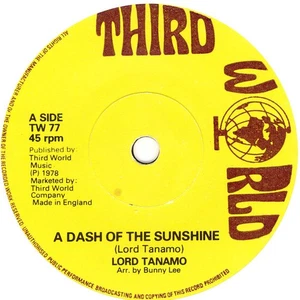 Lord Tanamo - A Dash Of The Sunshine (7") (Very Good Plus (VG+)) - Picture 1 of 2