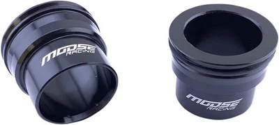 Par de espaciadores de rueda delantera rápidos Moose Racing negros para Husaberg FE450E 07-08 Foto 1 de 3