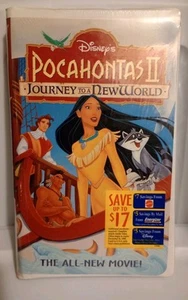 Disney's Pocahontas 2 II Journey to a New World (VHS) Clamshell NEW AND SEALED - Picture 1 of 3