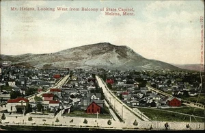 Mt. Helena,Looking West Balcony State Capitol.,MT Kropp 1912 Original Vintage - Picture 1 of 2