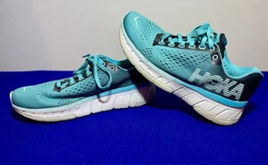 Hoka One One Cavu Womens Size 5 Running Shoe Blue Turquoise 1019282 - Picture 1 of 10