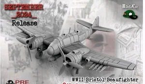 Wargaming 54mm WWII Bristol Beaufighter tabletop miniatures - Picture 1 of 1