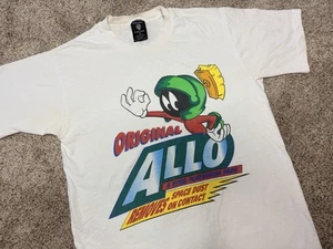 Vintage 90s Looney Tunes Marvin the Martian Shirt 90s M Allo Pads Single Stitch Rare - Bild 1 von 10