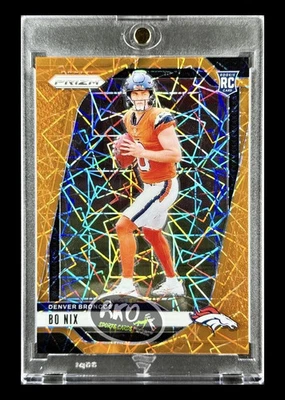 BO NIX RARE ROOKIE RC ORANGE PRIZM REFRACTOR SP INVESTMENT CARD BRONCOS MINT - Image 1 of 4