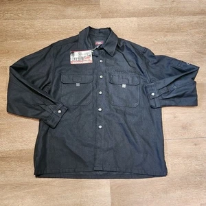 Neu mit Etikett Vintage Johnny Blaze Knopfleiste Größe XL Raw Denim - Bild 1 von 8