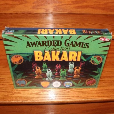 Запечатанная 2002 винтажная английская настольная игра BAKARI Tactic family fun лабиринт джунглей - Изображение 1 из 4