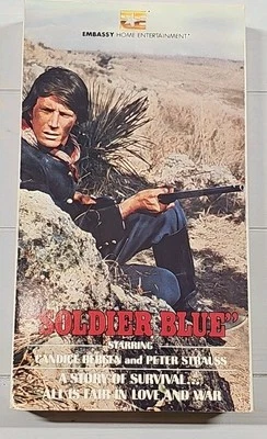 VHS: Soldier Blue (1979): Candice Bergren, Peter Strauss: Embassy Video - Image 1 of 4