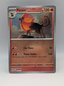 Pyroar Pokeball 016/131 - Pokemon Prismatic Evolutions - Near Mint Foil Rare - Picture 1 of 2