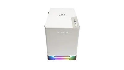 InWin A1 PRIME WHITE Mini-ITX Tower Tempered Glass Computer Case - Image 1 of 4
