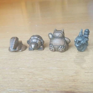 Pokemon Metal Collection First Generation Set of 4pc Figures Snorlax F/S FEDEX - Picture 1 of 6