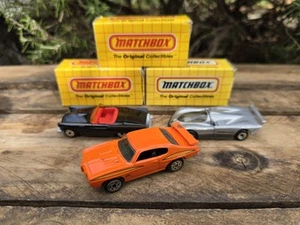 Vintage Matchbox Pontiac Ford Cars 1990s Boxed - Picture 1 of 4