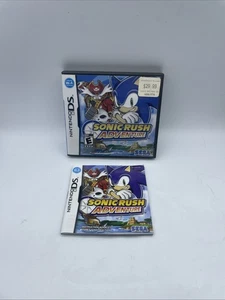 Sonic Rush Adventure Nintendo DS Case & Manual Only - No Game Authentic - Bild 1 von 6