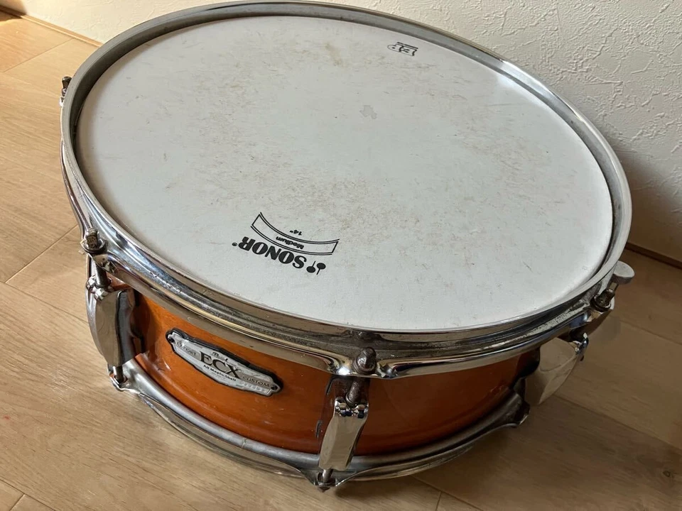 Pearl pearl snare drum all maple shell ECX 14 inch maple shell - Image 1 of 4