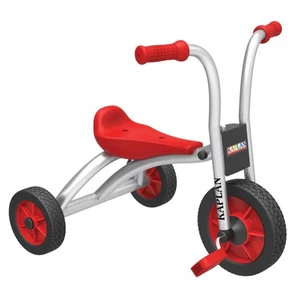 Kaplan Triciclo a pedale per bambini Early Learning - Rosso/Argento - Foto 1 di 2