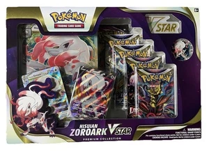 Pokemon TCG Hisuian Zoroark VSTAR Premium Collection Box New Sealed - Picture 1 of 5