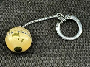Vintage Pan American World Airways Key Chain with Globe - made in West Germany - Picture 1 of 11