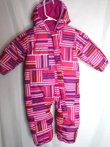 COLUMBIA Snuggly Bunny Bunting Snowsuit Toddler 12- 18 Months Down Fill Hooded - Picture 1 of 9