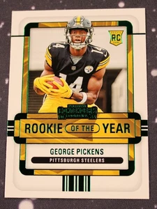 George Pickens RC #ROY-GPI - Emerald Rookie/Year Insert - 2022 Panini Contenders - Picture 1 of 2