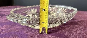 Vintage Anchor Hocking EAPC Clear Glass Divided Oval Relish Pickle Tray 12x6 - Picture 1 of 11