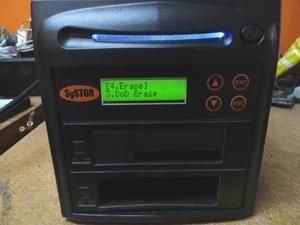 Systor 2-Bay 3.5" Hard Drive HDD Duplicator DoD Sanitizer - Afbeelding 1 van 7