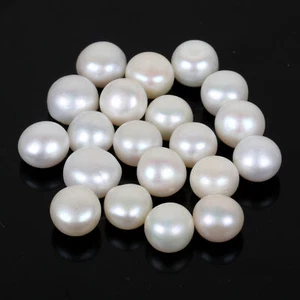 200 Ct./39 Pcs Natural South See Freshwater White Pearl Gems For Jewelry 10-8 mm - Picture 1 of 7