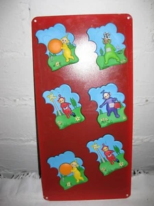 Lavagna magnetica "Teletubbies" bacheca memobords magnetica incl. 6 magneti 40x20cm - Foto 1 di 1