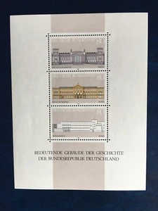 GERMANY 1986 MNH SOUVENIR SHEET BUILDINGS REICHSTAG PARLIAMENT - Picture 1 of 1
