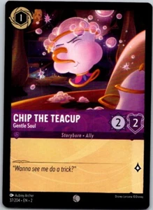 Disney Lorcana Chip the Teetasse Gentle Soul Rise of the Floodborn kostenloser Versand! - Bild 1 von 1