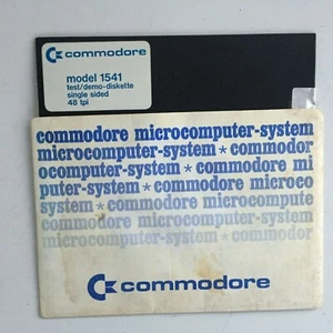 1541 Disc Drive Test Demo Commodore 64 C64 Computer Floppy Disc - Picture 1 of 4