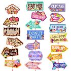 20 Pcs Candyland Party Decorations Candy Land Party Sign Welcome Candyland Candy