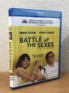 Battle of the Sexes (Blu-Ray, 2017) Emma Stone Steve Carnell EUC SEE PICS! - Picture 1 of 8