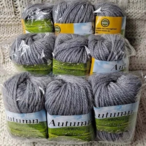 Venta AIP 9 bolas X50gr hágalo usted mismo hilo de tejer a mano mantas suaves lana seda terciopelo 06 - Imagen 1 de 17