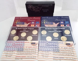 1999 - Juego de cuartos conmemorativos Filadelfia y Denver - sin circular ~ #6608 - Imagen 1 de 5