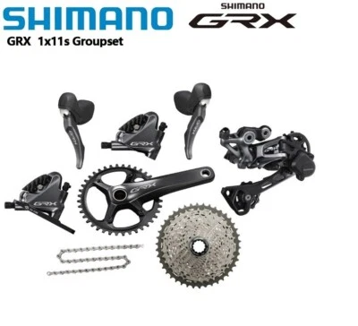 Shimano GRX RX810 1x11 11-Speed Full Gravel Groupset W/FC-RX810-1 42T, 170/175MM - Image 1 of 4