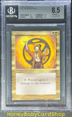 MTG Legends 1994 Kei Takahashi BGS 8.5 NM/MT+ Old School 93/94 - Image 1 of 4