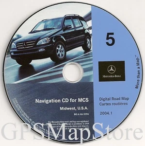 2000 2001 2002 Mercedes ML320 ML430 ML500 ML55 Navigation CD # 5 Cover MIDWEST - Picture 1 of 2