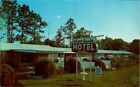 Silver Sands Motel Ocala Florida 1960s postcard Neon Sign