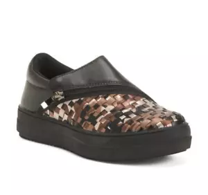 Tenis tejidas Bernie Mev talla 9,5-10/EU 40 Michelle Comfort mezcla de metal nuevas en caja - Imagen 1 de 12