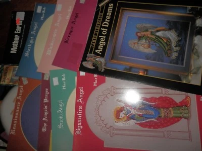 Lot of 1980's Angel Counting Cross Stitch Patterns - Image 1 of 4
