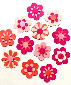 BONITAS FLORES DE TARJETA ROSA x 30 FORMAS DE HACER TARJETAS TROQUELES CORTES FRANQUEO GRATIS - Imagen 1 de 4