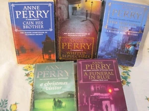 Anne Perry (5PB) William Monk novels-Funeral in Blue, Shifting Tide etc - Picture 1 of 5