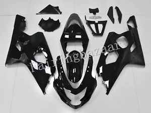 Fit for 2004 2005 GSXR600 GSXR750 Black Gold Decal ABS Injection Fairing Kit - Foto 1 di 6