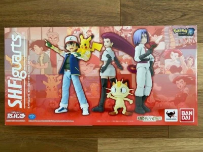 Figura Pokémon limitada S.H.Figuarts Satoshi & Team Rocket Soul tienda web BANDAI Foto 1 de 4