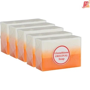 Glutathione Soap Bars 5 Pack for Smooth Hydrated Skin – Deep Cleanse Exfoliate - Picture 1 of 4