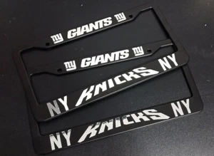 Set of 2 - New York Giants / Knicks Car License Plate Frames Auto Parts Decor - Picture 1 of 11
