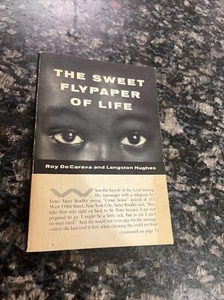 The Sweet Flypaper of Life by Roy DeCarava & Hughes 1st Ed, 1st Print Rare* - Picture 1 of 11