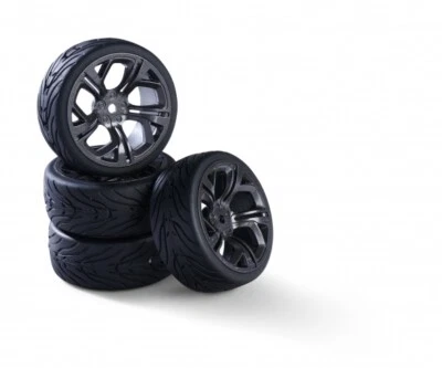 Räderset Y-Design5 Schwarz 26mm 4 Stück für 1:10 RC Cars Carson 500900196 - Bild 1 von 4