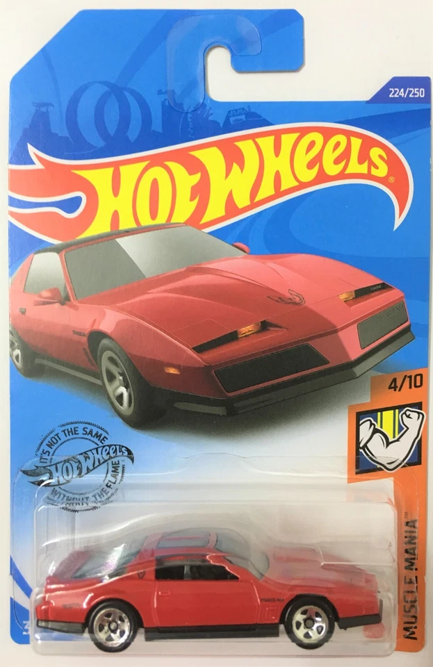 Hot Wheels 2020 224/250 Muscle Mania 4/10 '84 Pontiac Firebird Red MOSC - Image 1 of 1