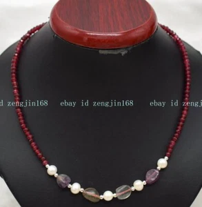 Hermoso collar facetado de cuentas de piedras preciosas rondelle de jade rojo de 2x4 mm 14-24 pulgadas - Imagen 1 de 12