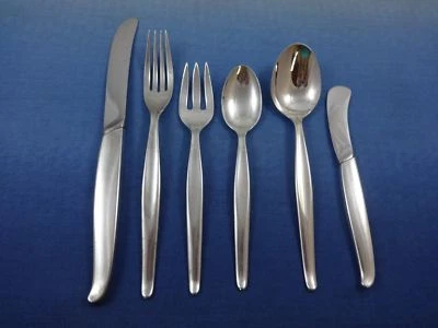 Contour by Towle Sterling Silver Flatware Set for 6 Service 38 Pieces Modernism - Image 1 of 4